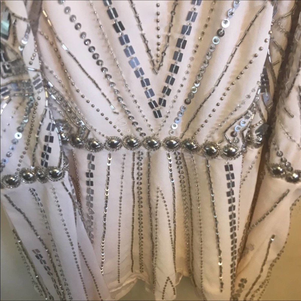 Parker Embellished Sequin Beaded Mini Dress XS - Picture 5 of 16